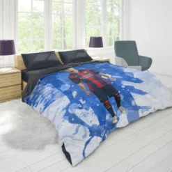 Motivating Sports Player Lionel Messi Duvet Cover 1