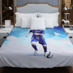 Motivational Football Player Lionel Messi Duvet Cover