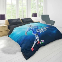 N Golo Kante  Chelsea Exciting Soccer Player Duvet Cover 1