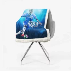 N Golo Kante  Chelsea Exciting Soccer Player Sherpa Fleece Blanket 2