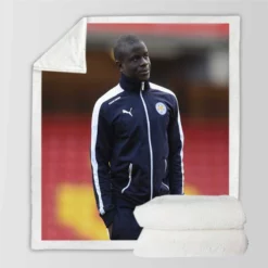 N Golo Kante French Professional Football Player Sherpa Fleece Blanket