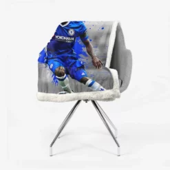 N Golo Kante Uniqe French Football Player Sherpa Fleece Blanket 2