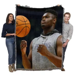 NBA Basketball Player Zion Williamson Woven Blanket