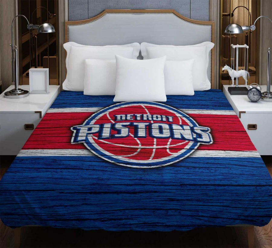 NBA Basketball Team Detroit Pistons Duvet Cover