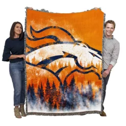 NFL Denver Broncos Super Bowl Champions Woven Blanket