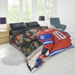 Nail Yakupov Professional NHL Hockey Player Duvet Cover 1