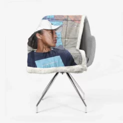 Naomi Osaka Awarded WTA Tennis Player Sherpa Fleece Blanket 2