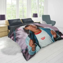 Naomi Osaka Powerful WTA Tennis Player Duvet Cover 1