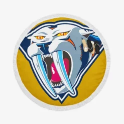 Nashville Predators Professional Ice Hockey Team Round Beach Towel