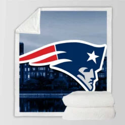 New England Patriots Popular NFL Football Team Sherpa Fleece Blanket