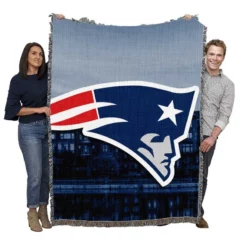 New England Patriots Popular NFL Football Team Woven Blanket