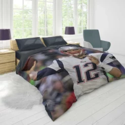 New England Patriots Tom Brady NFL Duvet Cover 1