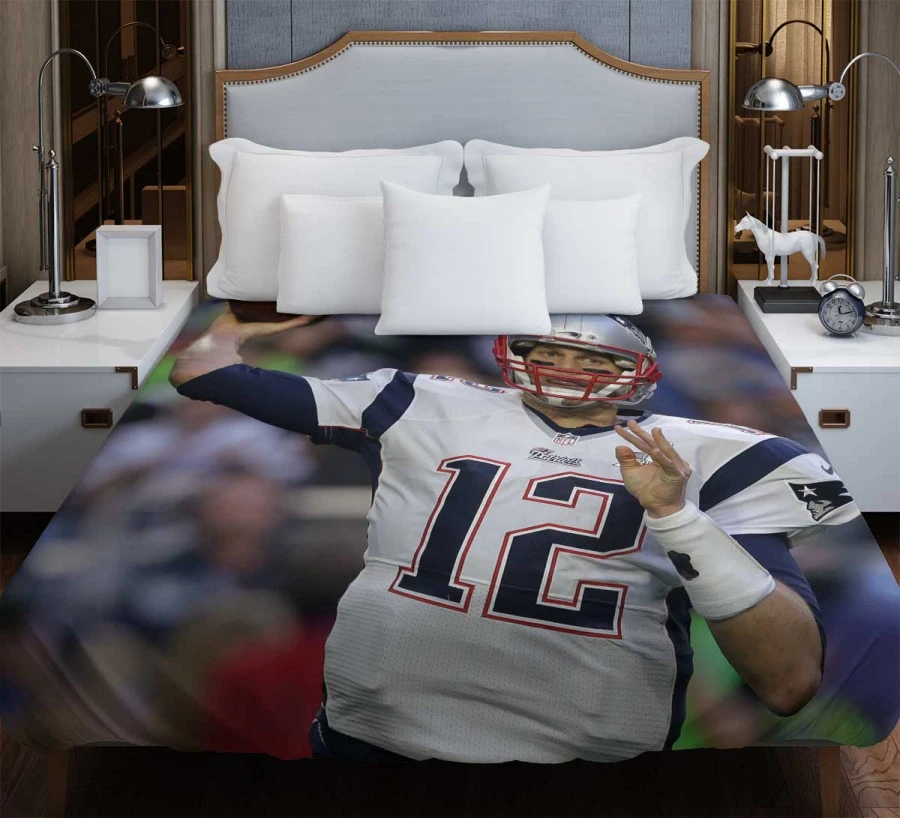 New England Patriots Tom Brady NFL Duvet Cover