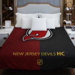 New Jersey Devils Professional Ice Hockey Team Duvet Cover