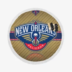 New Orleans Pelicans Classic NBA Basketball Team Round Beach Towel