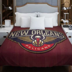 New Orleans Pelicans Professional Basketball Team Duvet Cover