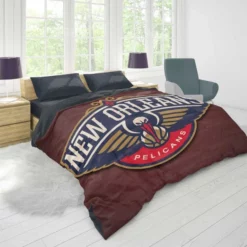 New Orleans Pelicans Strong NBA Basketball Club Duvet Cover 1