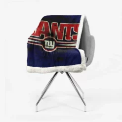 New York Giants Excellent NFL Football Club Sherpa Fleece Blanket 2