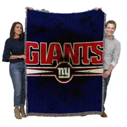 New York Giants Excellent NFL Football Club Woven Blanket