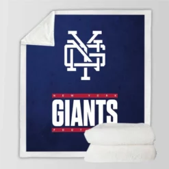 New York Giants Popular NFL Football Team Sherpa Fleece Blanket
