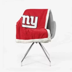 New York Giants Strong NFL Football Team Sherpa Fleece Blanket 2