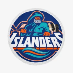 New York Islanders Popular NHL Hockey Team Round Beach Towel