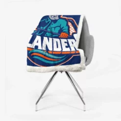 New York Islanders Popular NHL Hockey Team Sherpa Fleece Blanket 2