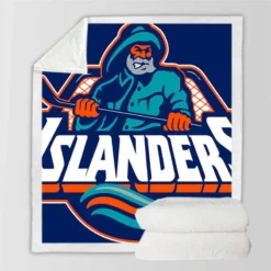 New York Islanders Popular NHL Hockey Team Sherpa Fleece Blanket