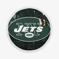 New York Jets Professional NFL Club Round Beach Towel