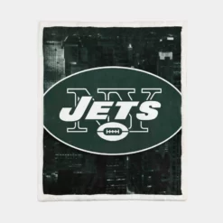 New York Jets Professional NFL Club Sherpa Fleece Blanket 1