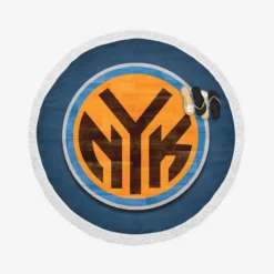 New York Knicks Classic NBA Basketball Club Round Beach Towel