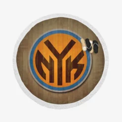 New York Knicks Exciting NBA Basketball Club Round Beach Towel