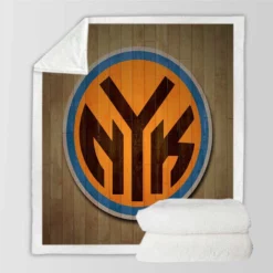 New York Knicks Exciting NBA Basketball Club Sherpa Fleece Blanket