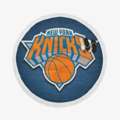 New York Knicks Strong NBA Basketball Team Round Beach Towel