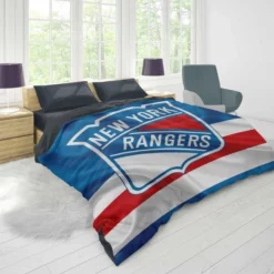 New York Rangers Professional Ice Hockey Team Duvet Cover 1