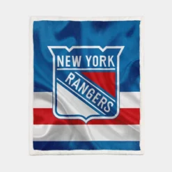 New York Rangers Professional Ice Hockey Team Sherpa Fleece Blanket 1