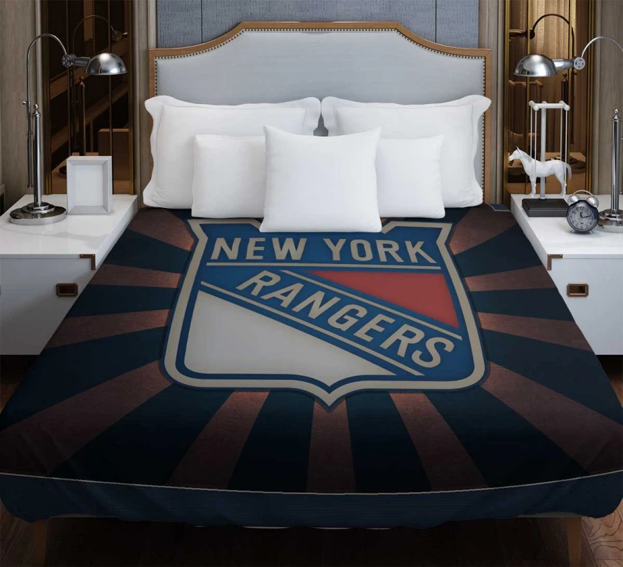 New York Rangers Strong Hockey Club Duvet Cover