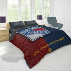 New York Rangers Unique NHL Hockey Team Duvet Cover 1