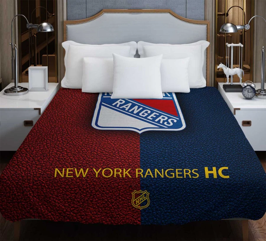 New York Rangers Unique NHL Hockey Team Duvet Cover