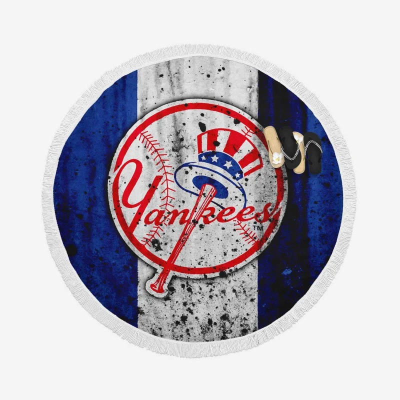 New York Yankees Ethical MLB Baseball Team Round Beach Towel