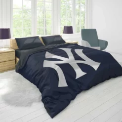 New York Yankees Graceful MLB Team Duvet Cover 1