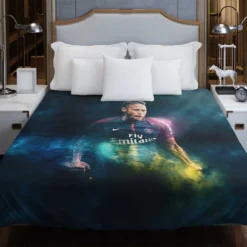 Neymar Active PSG Football Player Duvet Cover