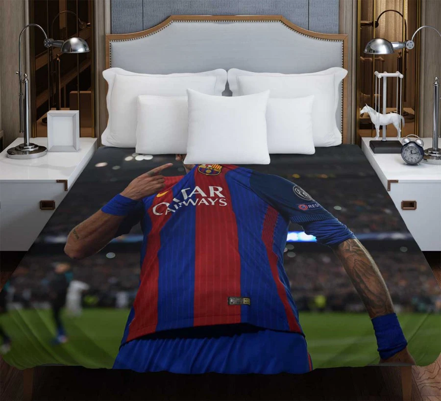 Neymar Barcelona Sports Player Duvet Cover