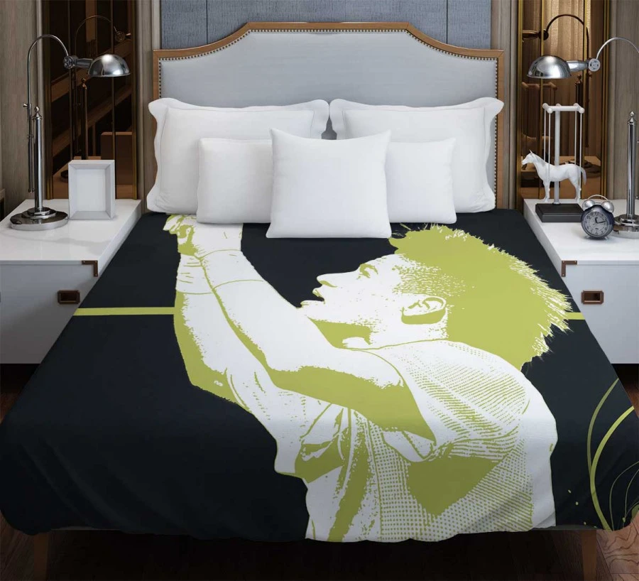 Neymar Confident Soccer Player Duvet Cover