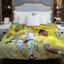 Neymar FIFA Confederations Cup Sports Player Duvet Cover