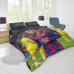 Neymar Fast Barca Football Player Duvet Cover 1