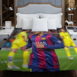 Neymar Fast Barca Football Player Duvet Cover