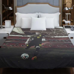 Neymar Jr Clever Brazil Soccer Player Duvet Cover