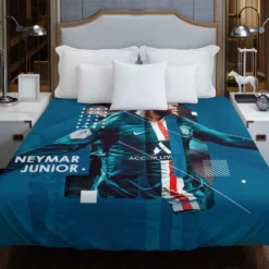 Neymar Jr PSG Soccer Player Duvet Cover