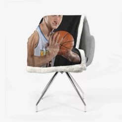 Nikola Jokic Serbian Professional Basketball Player Sherpa Fleece Blanket 2